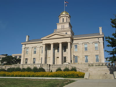 Iowa city, Kapitol, Iowa, mesto, ZDA, arhitektura, stavbe