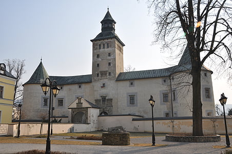 dvorac, zgrada, renesanse, spomenik, arhitektura, Slovačka, Bytca
