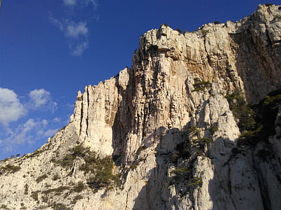 cliff, side, nature