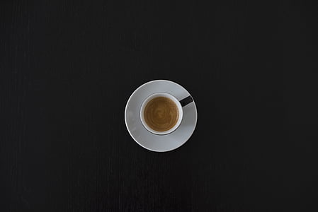Kofeín, káva, pohár, kancelária, nápoj, espresso, hrnček