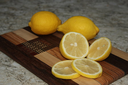 citroner, frukt, färsk, ekologisk, Citrus, kost, vitamin