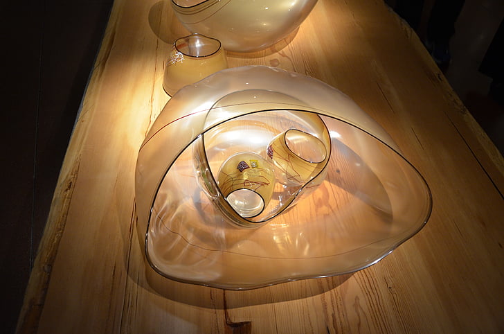 chihully, glas, glasset på bordet, fantastisk, kunst