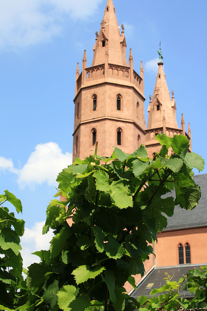 Kerk van onze-lieve-vrouw, wormen, kerk, Grapevine, gebouw, Duitsland, religie