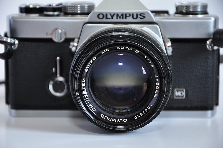 kamero, Olympus, fotografija, Vintage