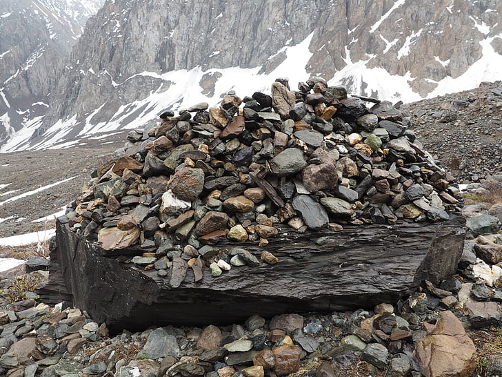 montagne, Altai, pietre, montagna altai, alla scoperta, arrampicata, ghiacciaio