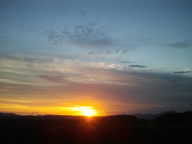 НД, Sunbeam, Схід сонця, небо, ранок