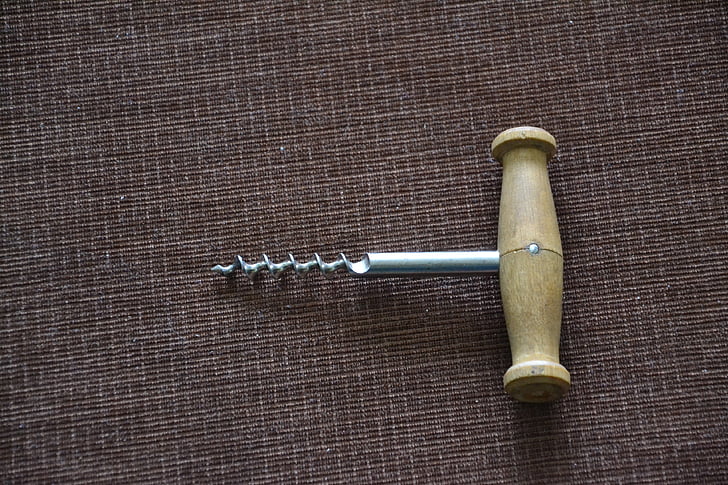 corkscrew, the stopper, open, wine, bottle opener