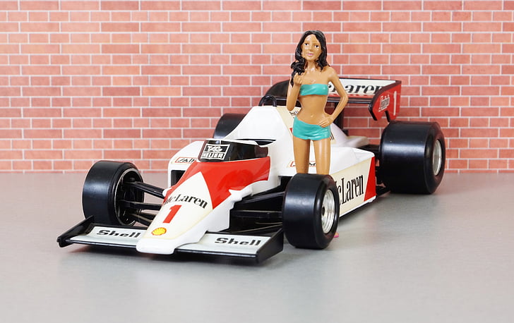 McLaren, Formula 1, Alan prost, auto, hračky, model automobilu, model