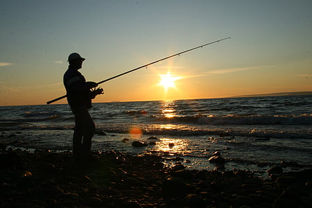 fishing, coast, ocean, sea, water, landscape, travel