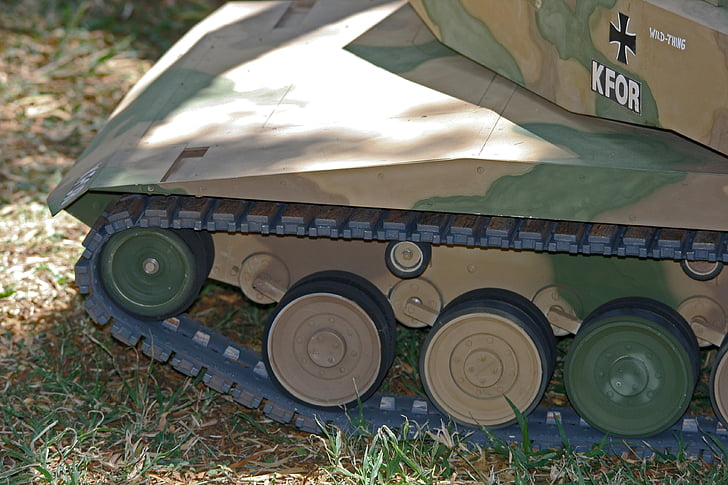 modèle de chars allemands, réservoir, modèle, léopard, un 7, en détail, Scratch construit