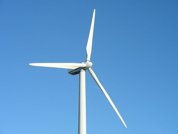 wind power, energy, environmental technology, sky, blue, power generation, environment