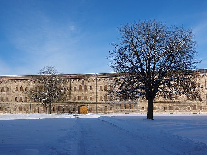 Wilhelmsburg, Château, Cour intérieure, Ulm, ligne de défense Ulmer, reduit, fédéral forteresse ulm