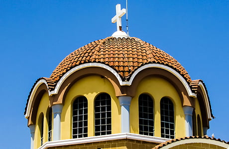 Cipar, Frenaros, Archangelos michael, Crkva, Pravoslavna, kupola, religija