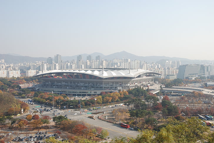 udsigt over byen, Sky park, Seoul
