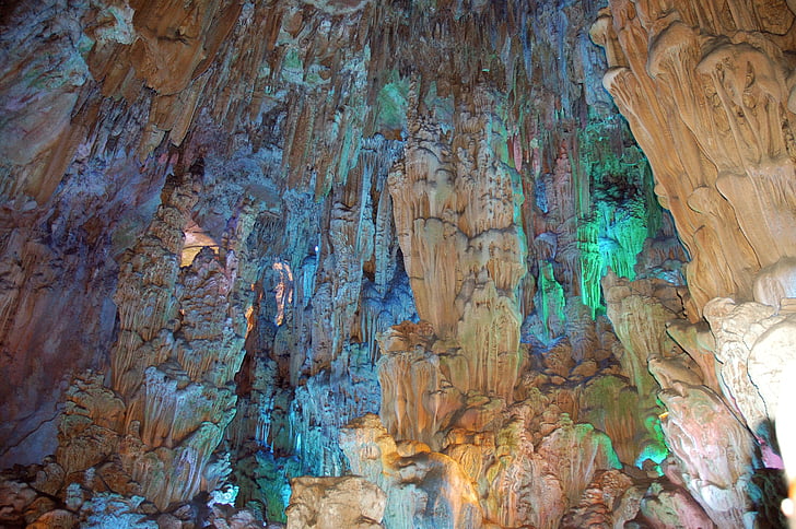 china, cave, travel, tourism, textured, backgrounds, physical geography