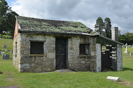cemetery, old building, stone, building