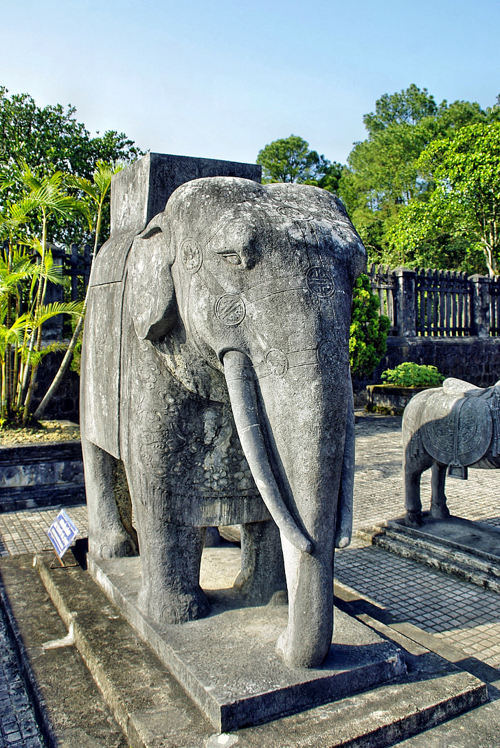 Vietnam, booed, patsas, Elephant, hauta, Imperial, mausoleumi