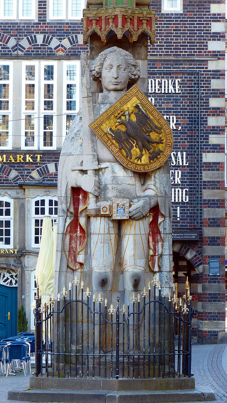 Bremen roland, Monumentul, Statuia, monumente, Opera de arta, sculptura, Figura