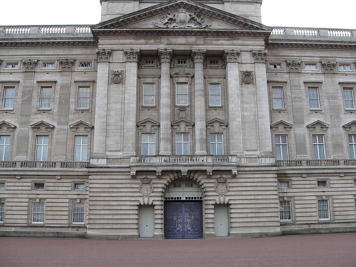 Buckingham, Londýn, Británie, Anglie, cestování, budova, cestovní ruch