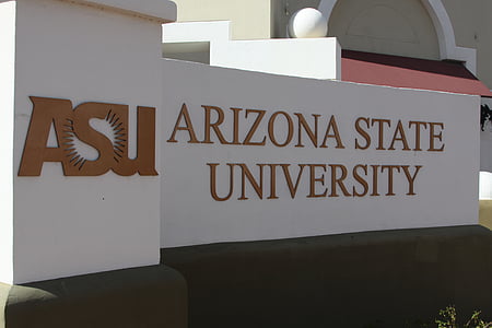 Университет штата Аризона, АГУ, знак, Колледж, Университет, США