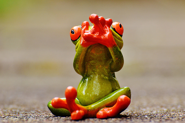 жаба, фигура, не говоря, Смешно, Сладък, забавно, седя