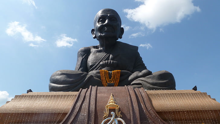Luang po tuad, Buda, budisme, Àsia, meditar, meditació, assegut