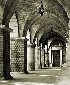 Portico, kirke, santa maria maggiore, Italia, arkitektur, Arch, kolonner