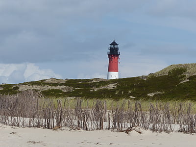 Lighthouse, Sylt, Príroda, piesok, Príroda, duny, letné