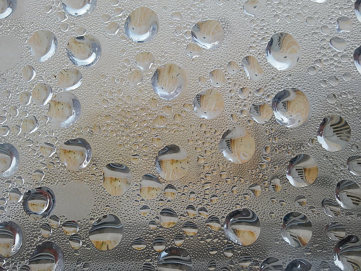 drop of water, condensation, wet, shiny, pattern, water, drip
