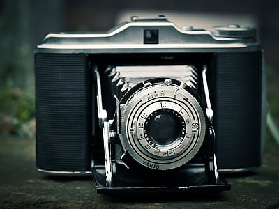 fotokamera, kamera, Agfa isolette, fotografi, gamle, nostalgi, vintage