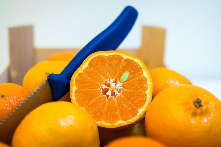 clementines, mandarijnen, fruit, Oranje, vitaminen, heerlijke, gezonde