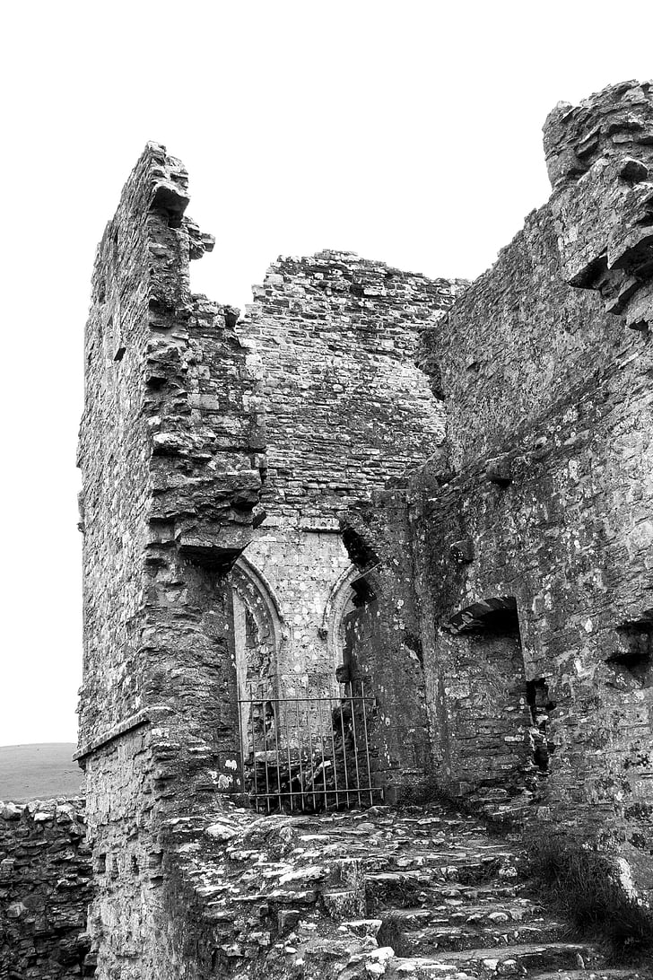 ruin, uk, stone, old, architecture, england, vintage