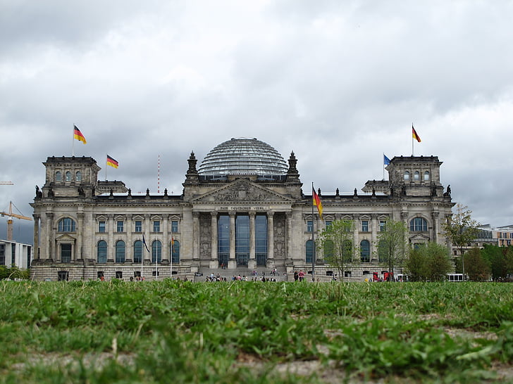 Бранденбурзькі ворота, Берлін, уряд, скляний купол, Будівля, Німеччина, уряд район