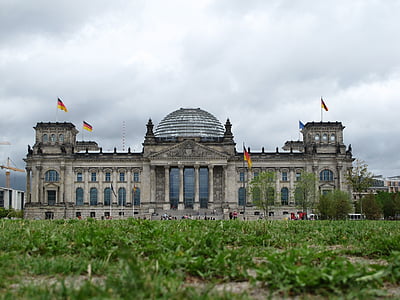 Reichstag, Béc-lin, chính phủ, mái vòm kính, xây dựng, Đức, chính quyền huyện