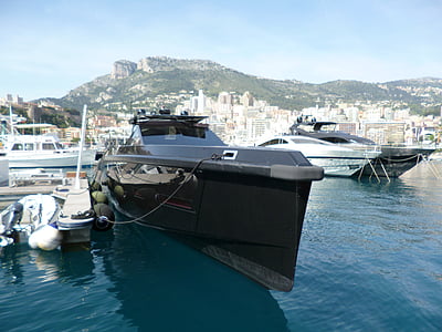 Yacht, vhodný pre offshore, lodné, Luxusné, Ríša, Port, Monaco