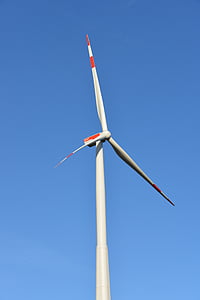 Pinwheel, enerģija, Eco enerģija, debesis, zila, vides aizsardzības tehnoloģija, vēja enerģija