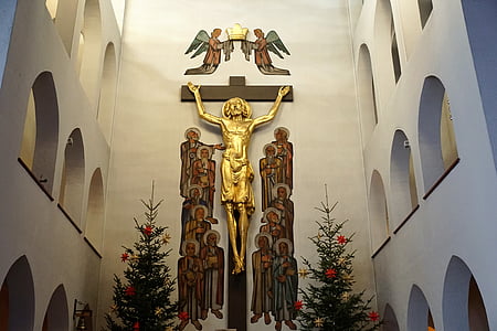 kostel, Ježíš, Tuttlingen, náboženství, Německo, Svatá, okno