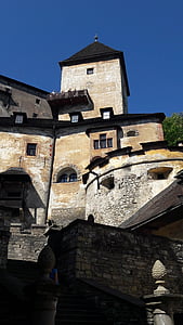 dvorac, Orava, Slovačka, turizam, toranj, dvorište, Orava dvorac