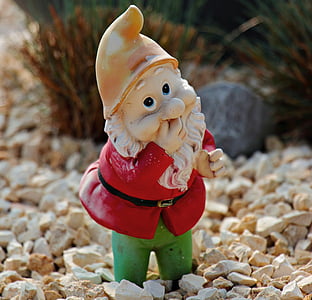 jardí gnome, nan, decoració, figura, IMP, déco, valent