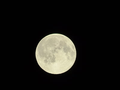 Księżyc, Pełnia księżyca, noc, ciemności