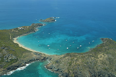 Кариби, Сейнт Бартс, плаж, ваканция, празник, пътуване, море