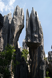 kő erdő, rock, Shilin, természet, Park, nemzeti park, Kína