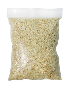 ris, posen, plast, emballage, landbrug, mad, isoleret