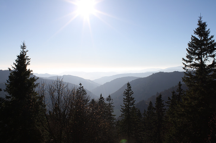 Černý les, Panorama, Feldberg, údolí