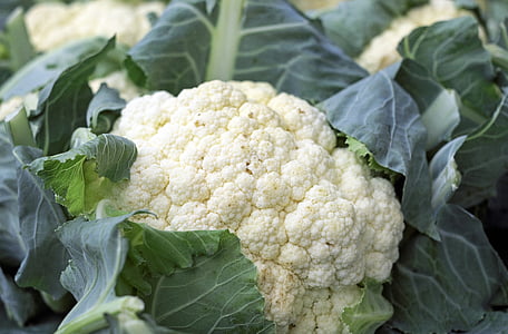 cauliflower, vegetables, food, vitamins, market fresh vegetables, vegan, vegetable
