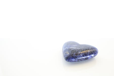 blå hjertet, perle stein hjerte, perle, stein, hjerte, krystall, dyrebare