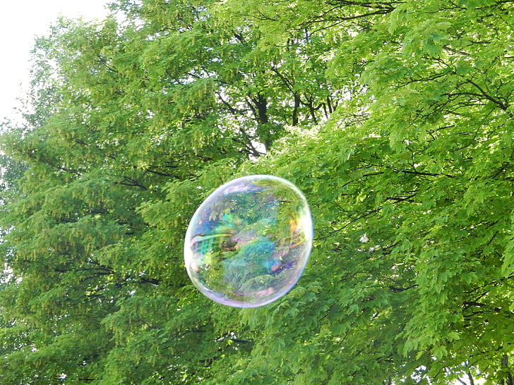 Bubble, zeep, lucht, vliegen, Blister