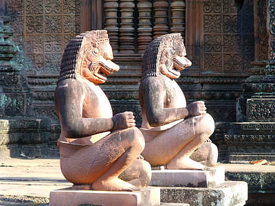 Angkor wat, skulptur, historie, Cambodja, Asien, Temple, religion