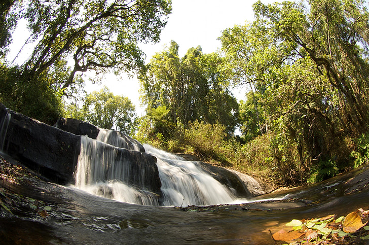 Malawi, Thiên nhiên, bên ngoài, cảnh quan, thác nước, thác nước, dòng