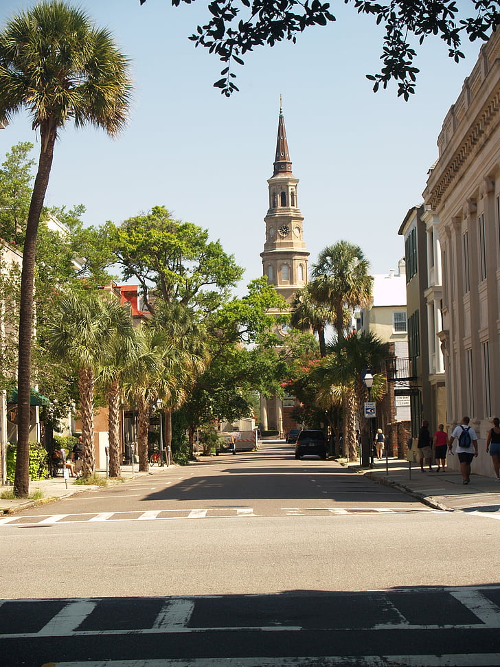 Charleston, l'església, fe, religió, edifici, veneració, històric